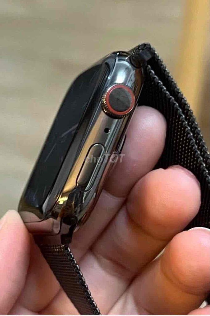 Apple Watch Series 6 44mm Thép Đen likenew zin. Mua bán Thiết bị đeo thông minh tại Quận Tân Bình Tp Hồ Chí Minh được đăng bởi Shop Trung Văn Apple Watch hình 1