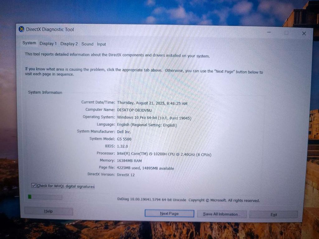 Dell G5 5500. Mua bán Laptop tại Thành phố Bắc Ninh Bắc Ninh được đăng bởi Hà hình 1