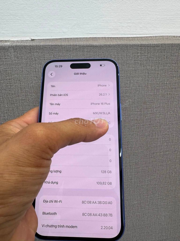 Apple iPhone 16 Plus 128GB Xanh 100%. Mua bán Điện thoại tại Quận Phú Nhuận Tp Hồ Chí Minh được đăng bởi Hội Đồ Điện Tử hình 1