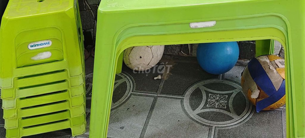 Bộ bàn ghế nhựa xanh lá. Mua bán Bàn ghế tại Huyện Nhơn Trạch Đồng Nai được đăng bởi anhtai hình 1