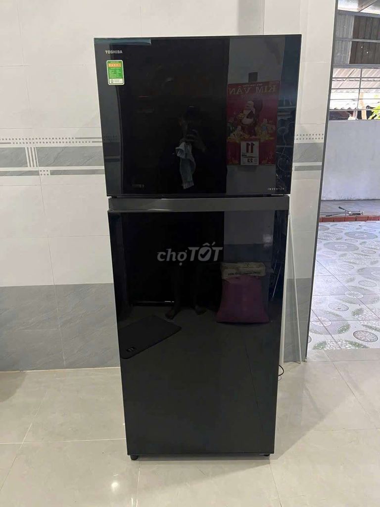 Tủ lạnh Toshiba Inverter 402L Đen. Mua bán Tủ lạnh tại Quận Cái Răng Cần Thơ được đăng bởi Chuyên Máy Lạnh Nội Địa hình 1