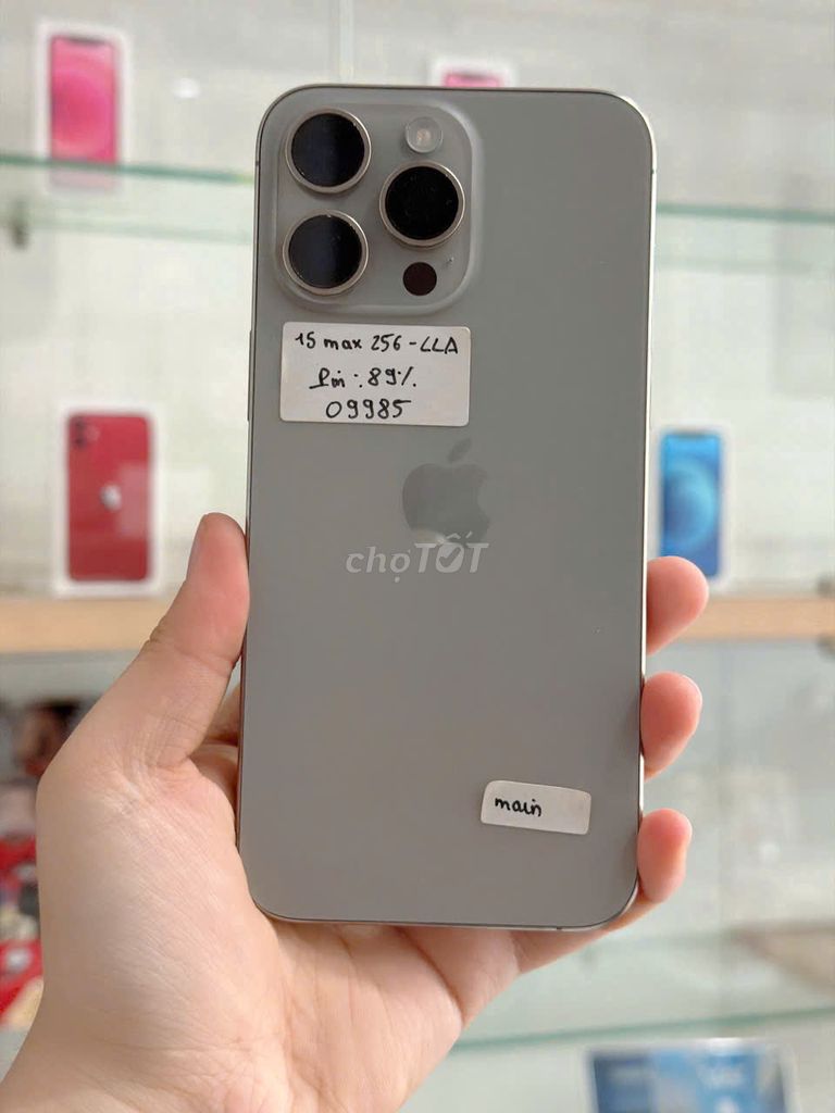 15 MAX NATU MAIN SỬA FULL CN PIN 89%, GÓP 0Đ. Mua bán Điện thoại tại Quận Thanh Khê Đà Nẵng được đăng bởi Bảo Ngô hình 1