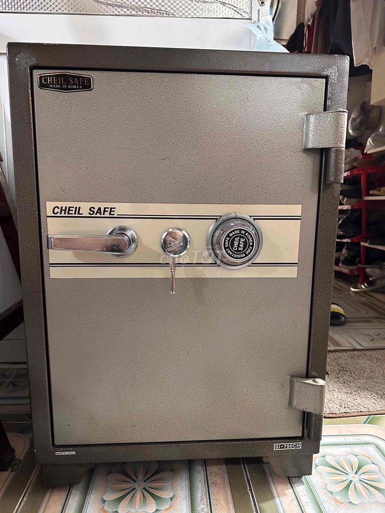 Két sắt CHEIL SAFE 75C Khóa cơ Xám 140kg. Mua bán Nội thất, đồ gia dụng khác tại Quận Tân Bình Tp Hồ Chí Minh được đăng bởi ket sat gia re  hình 1