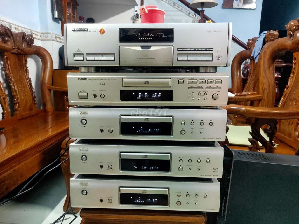 CD DENON 500AE, PIONEER TO3, SONY222ES,TEAC890MKII