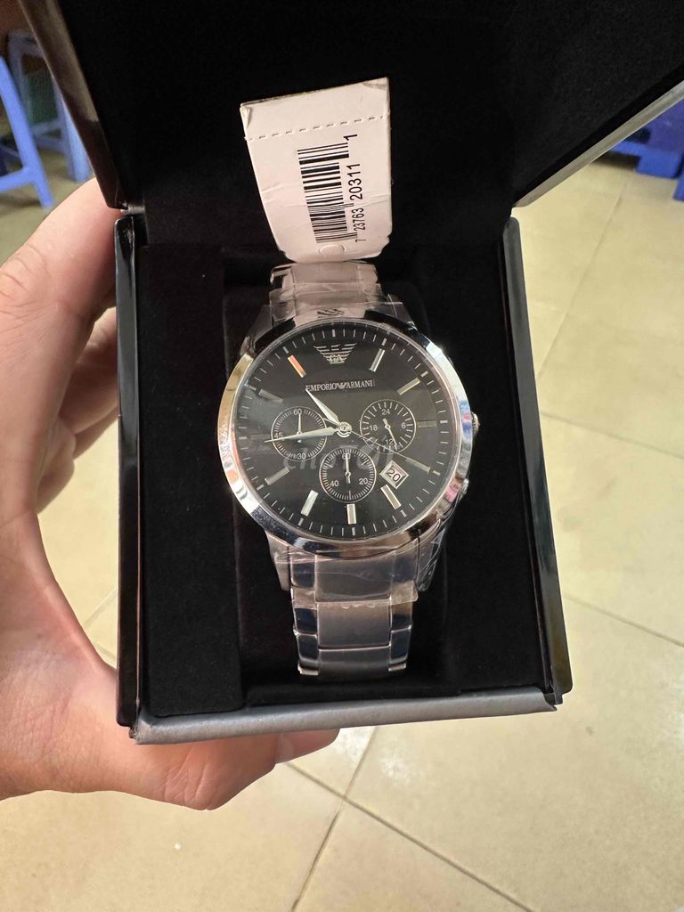 Đồng hồ Emporio Armani Nam Bạc. Mua bán Đồng hồ tại Quận 4 Tp Hồ Chí Minh được đăng bởi Trần phú đức hình 1