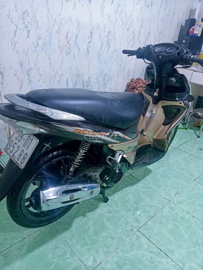 Suzuki Hayate màu Nâu Vàng đồng. Mua bán Xe máy tại Quận Bình Tân Tp Hồ Chí Minh được đăng bởi khả Hân  hình 6