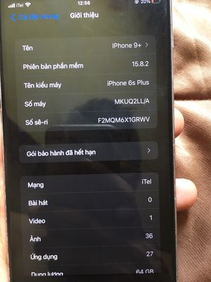 Iphone 6s Plus zin đang sử dụng