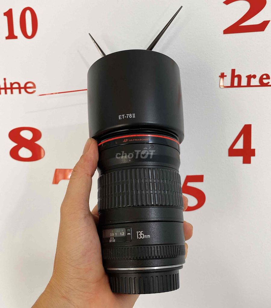 Ống kính Canon 135L f2 đẹp. Mua bán Máy ảnh, Máy quay tại Quận Gò Vấp Tp Hồ Chí Minh được đăng bởi Hảo Huy hình 1