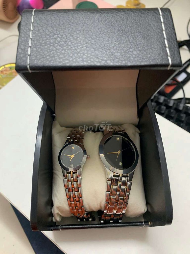 Cặp đồng hồ Movado full hộp. Mua bán Đồng hồ tại Thành phố Thủ Đức Tp Hồ Chí Minh được đăng bởi Nhật hình 1