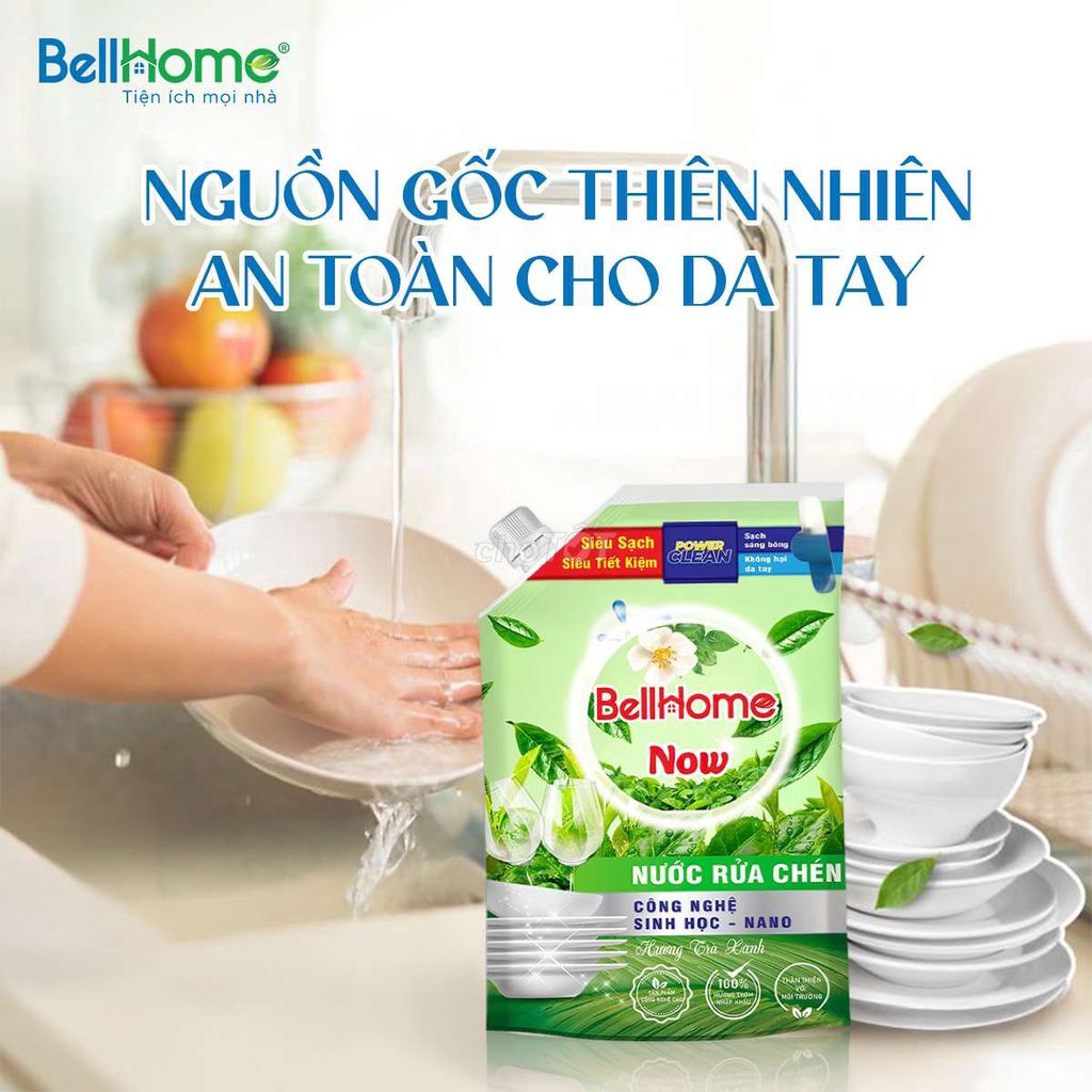 Nước rửa chén Bellhome Now Trà xanh. Mua bán Thiết bị vệ sinh, nhà tắm tại Quận 10 Tp Hồ Chí Minh được đăng bởi Miu Miu hình 1