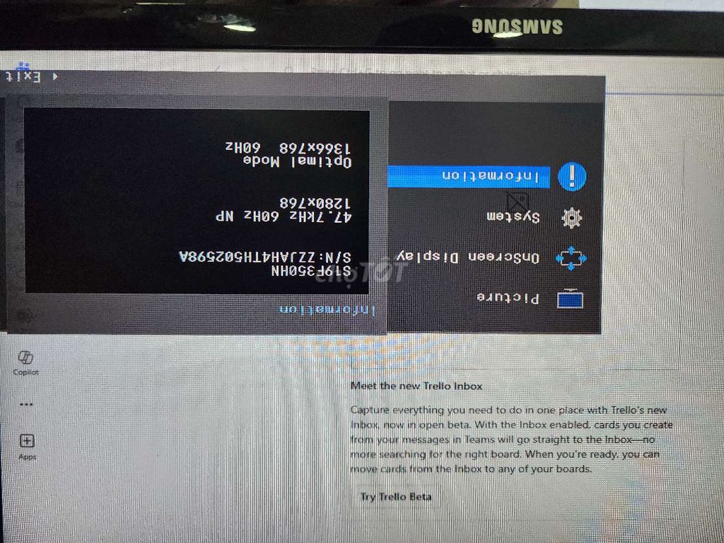 Màn hình 18.5 inch samsung. Mua bán Phụ kiện (Màn hình, Chuột...) tại Quận 1 Tp Hồ Chí Minh được đăng bởi Ngô Tấn Cường hình 1