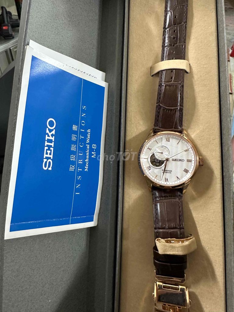 Đồng hồ Seiko Presage Sary 154 Nam Nâu. Mua bán Đồng hồ tại Quận Ninh Kiều Cần Thơ được đăng bởi Phong Watch hình 1