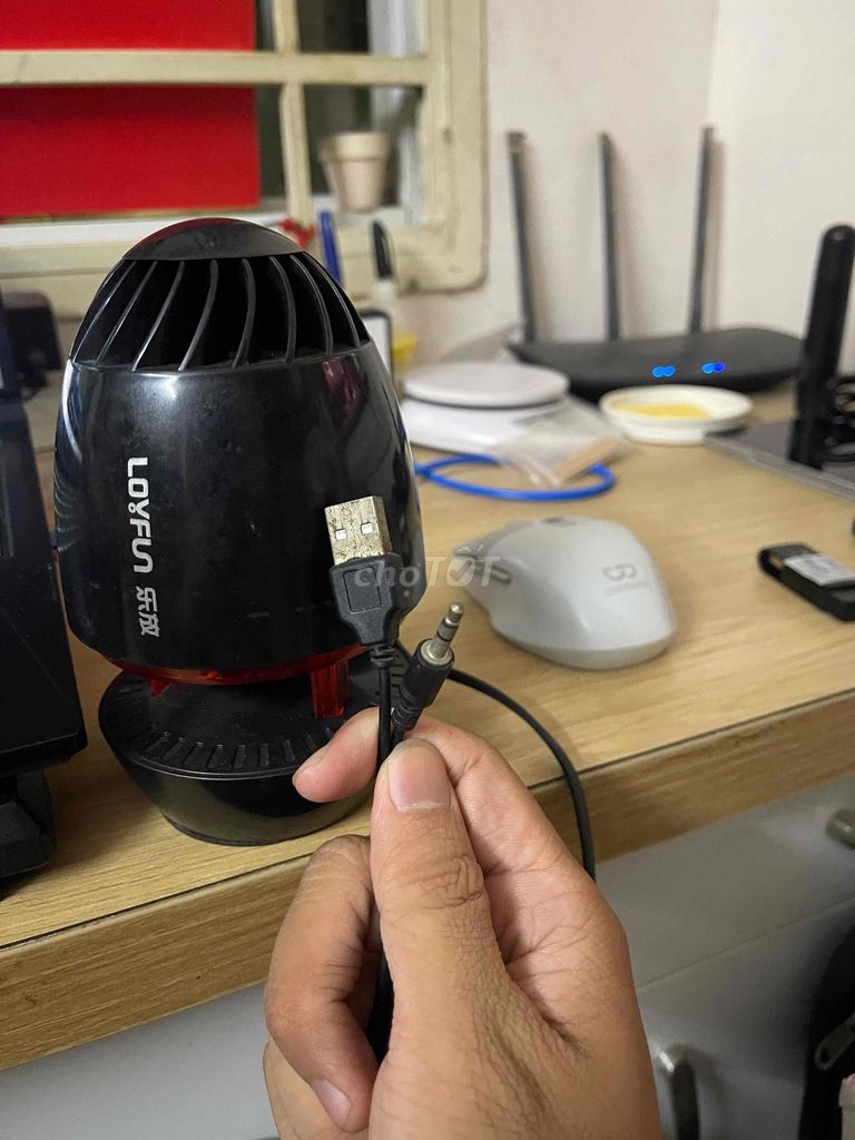 Loa máy tính LOYFUN Đen Jack 3.5mm, USB Có LED. Mua bán Tivi, Âm thanh tại Quận 11 Tp Hồ Chí Minh được đăng bởi K Tech hình 1