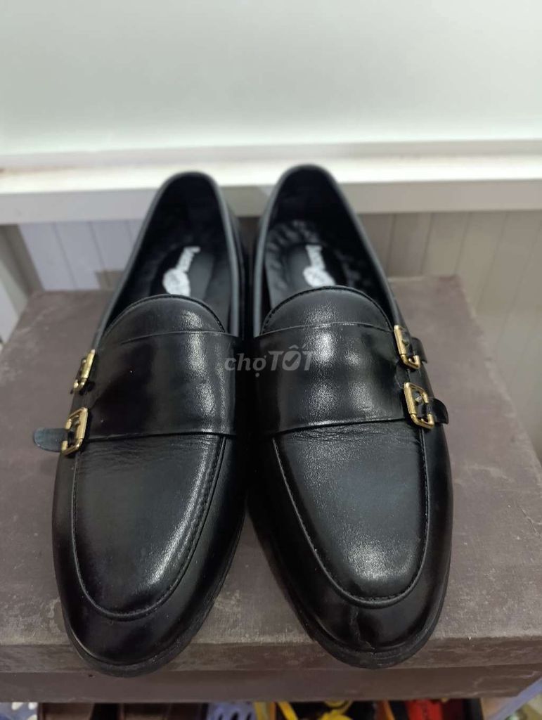 Giày da nam Double Monkstrap Đen 42. Mua bán Giày dép tại Quận Phú Nhuận Tp Hồ Chí Minh được đăng bởi t hình 1