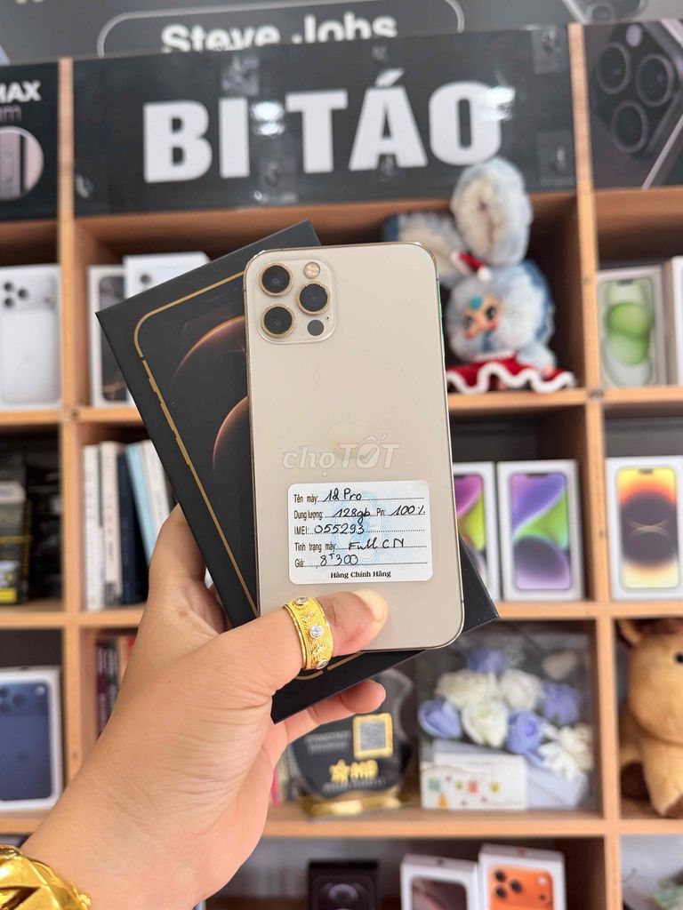 iPhone 12 Pro 128GB Vàng 98%. Mua bán Điện thoại tại Thành phố Long Xuyên An Giang được đăng bởi Bi Táo Store hình 1