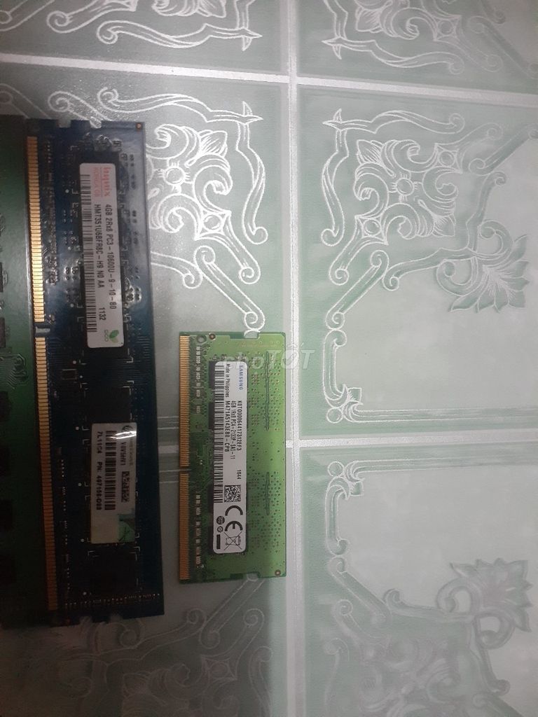 2 THANH PC DDR3 4GB + 1 THANH LAPTOP DDR4 4GB