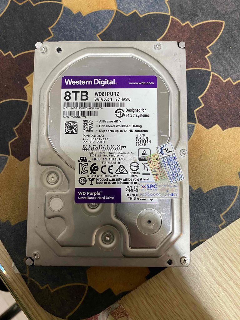 ổ cứng hdd wd 8T