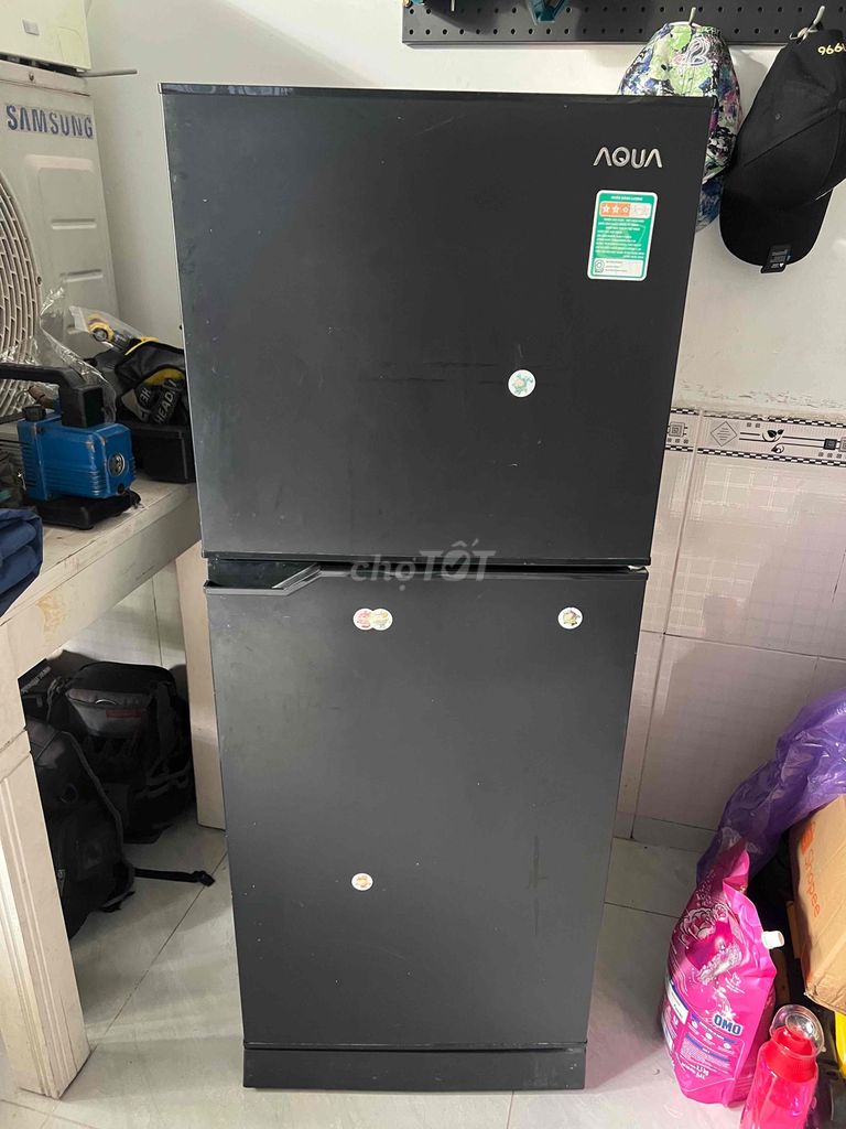 Tủ lạnh Aqua QR-T150FA 150 lít Đen. Mua bán Tủ lạnh tại Quận 7 Tp Hồ Chí Minh được đăng bởi Điện Lạnh Hoàng Anh hình 1