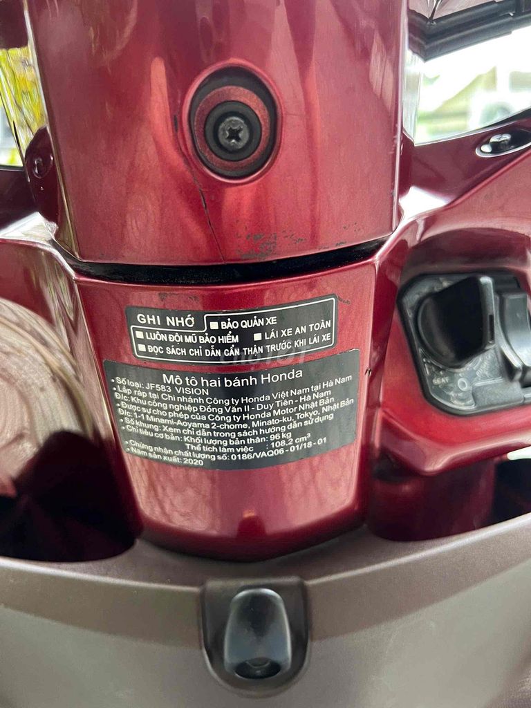 bán xe vision đk 2020,khoá smk,bs quảng bình,btc. Mua bán Xe máy tại Quận Tân Bình Tp Hồ Chí Minh được đăng bởi Thân thi hương  hình 3