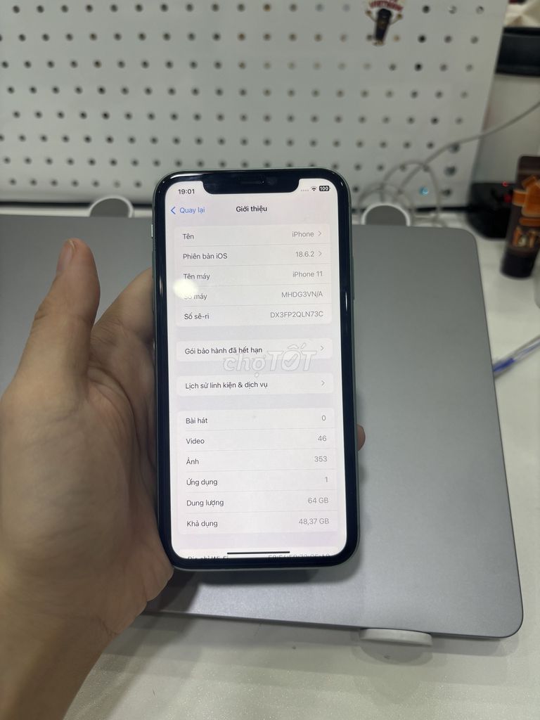 iPhone 11 64GB Xanh lá Đã qua sử dụng. Mua bán Điện thoại tại Quận 7 Tp Hồ Chí Minh được đăng bởi Vân Uy hình 1