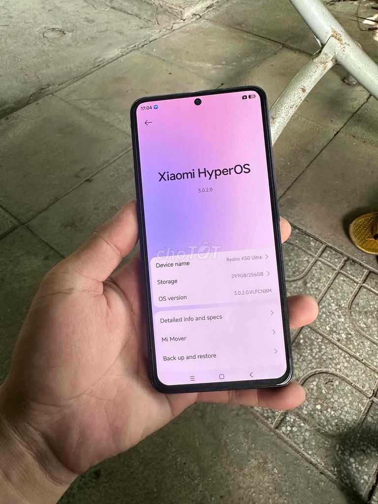 Xiaomi Redmi K50 Ultra 256GB Đen. Mua bán Điện thoại tại Huyện Giồng Riềng Kiên Giang được đăng bởi Hau mobile hình 1