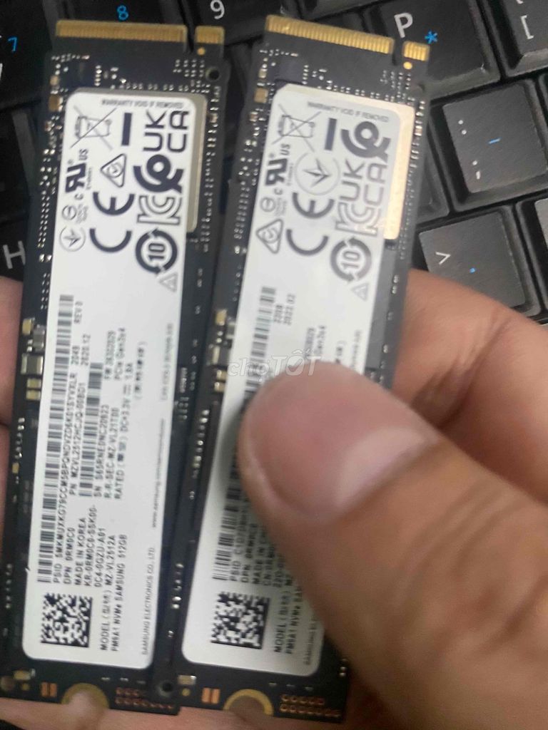 SSD Samsung Nvme 512G Pm9A1 zin đét Win 10 Pro