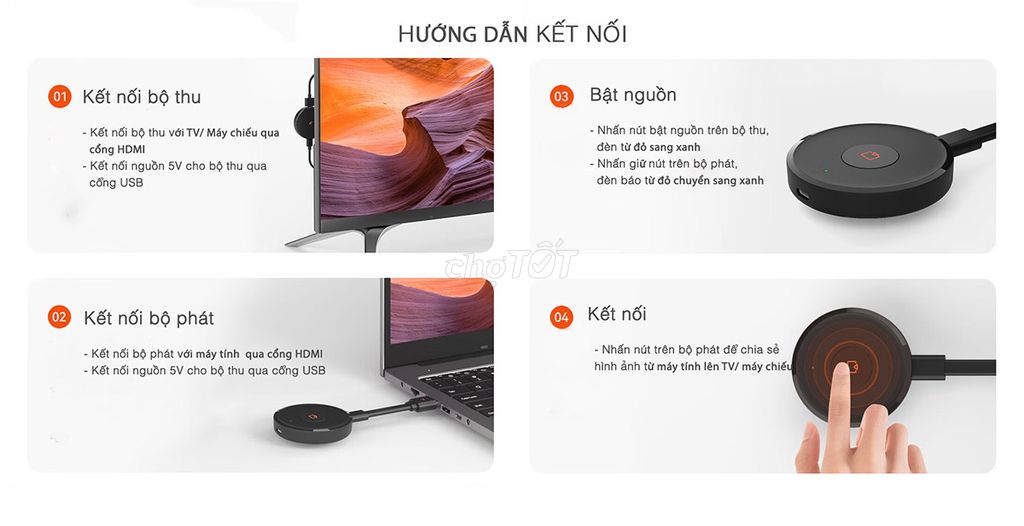 Bộ HDMI không dây 4K SkyWorth