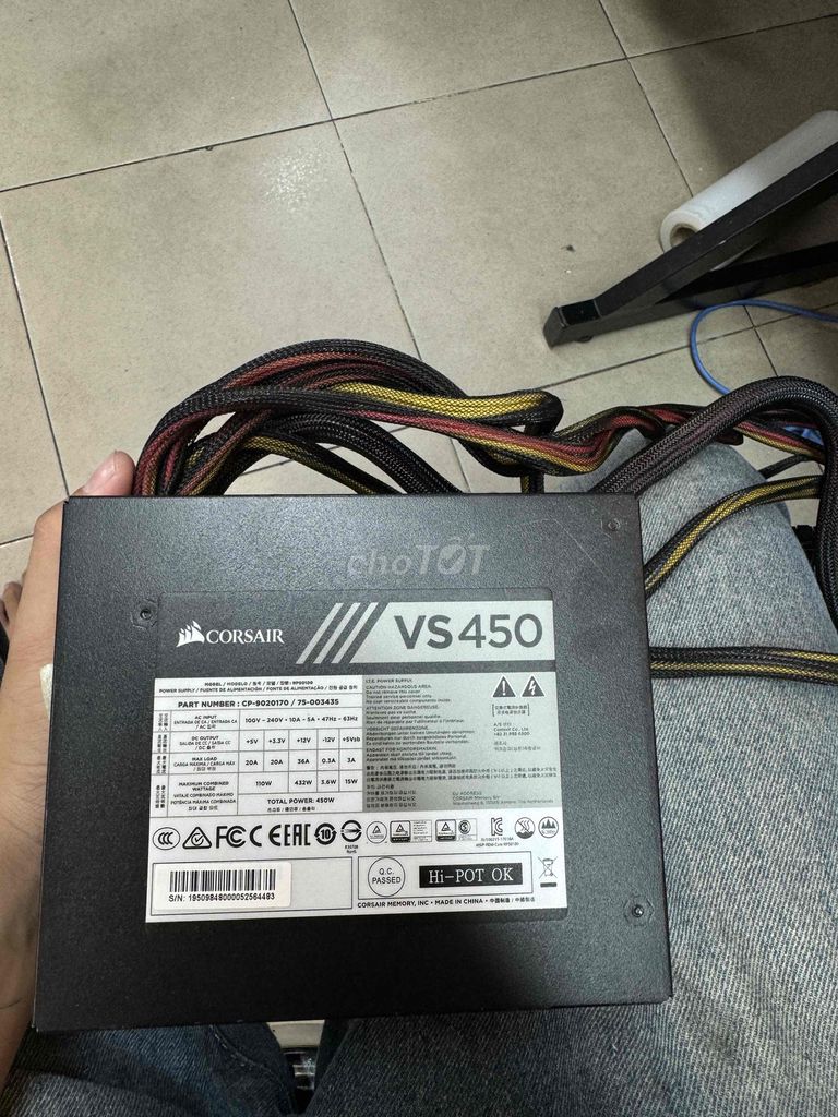 NGUỒN CORSAIR VS450 450w siêu tốt sử dụng ổn định