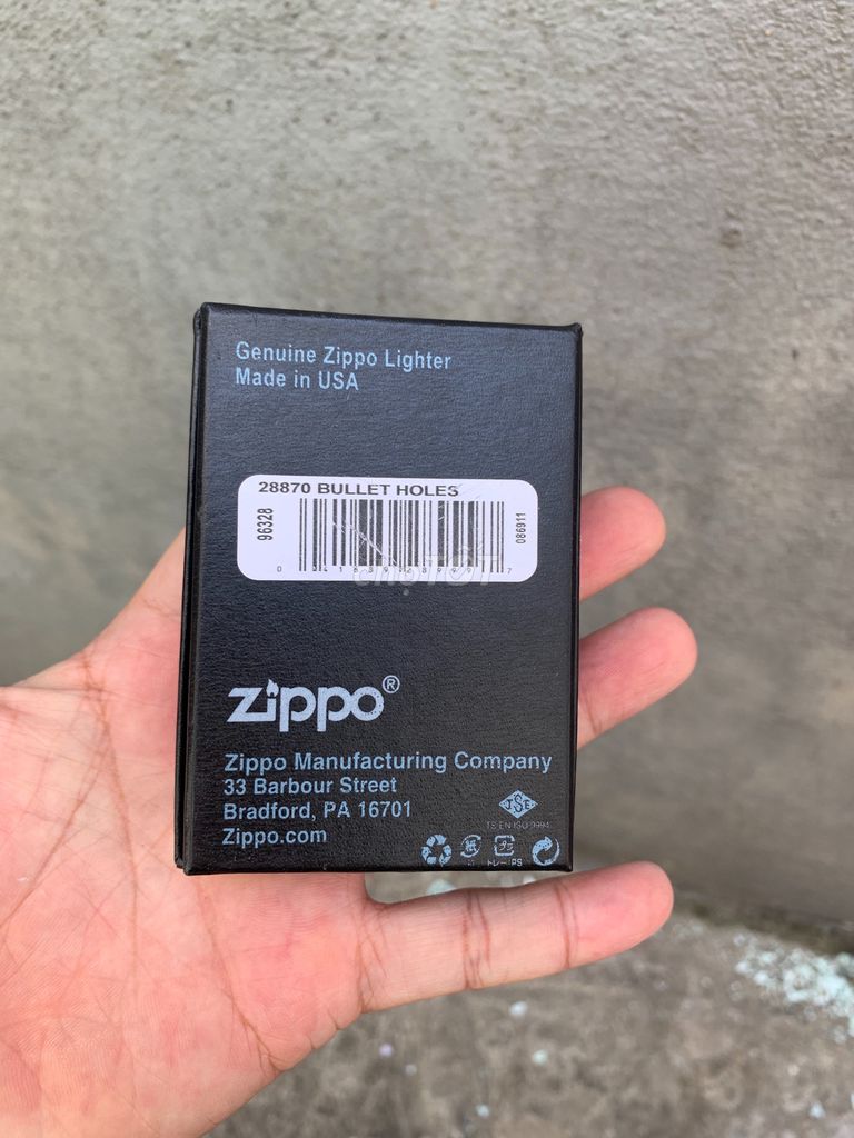0905851850 - Zippo chính hãng USA(Jack cơ)vỏ đồng khối