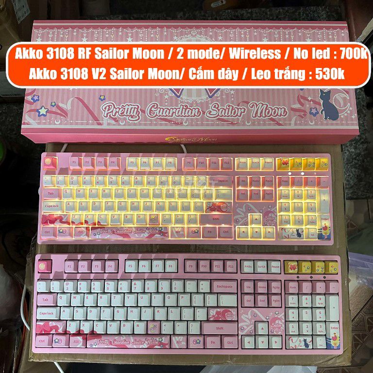 Akko 3108 RF/ V3 Sailor Moon New xả kho