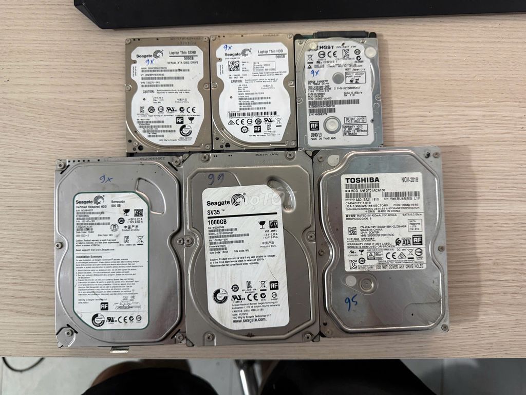Ổ cứng HDD 500G 1TB 2TB 4TB 6TB sk thấp từ 99k. Mua bán Linh kiện (RAM, Card...) tại Huyện Hóc Môn Tp Hồ Chí Minh được đăng bởi Máy Tính Mạnh Vũ PC hình 1
