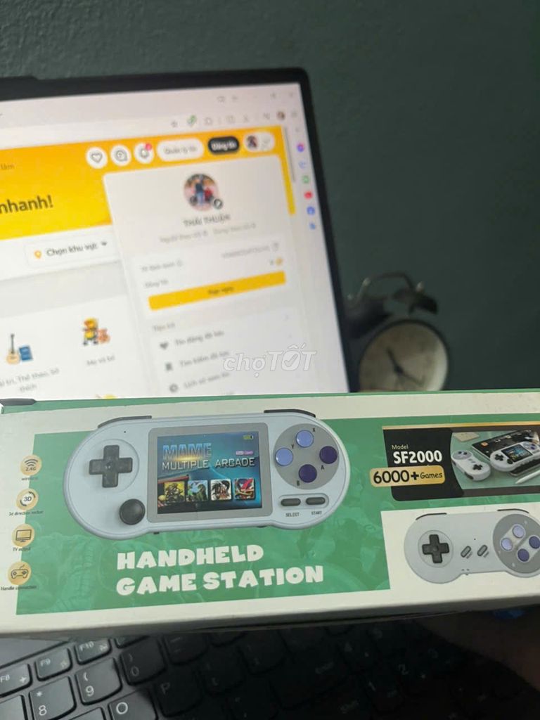 Máy chơi game cầm tay SF2000 Xám. Mua bán Thiết bị chơi game tại Huyện Quế Võ Bắc Ninh được đăng bởi user2534 hình 1