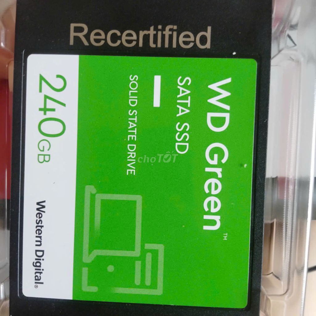 Ổ cứng SSD Western Digital WD Green 240GB SATA. Mua bán Linh kiện (RAM, Card...) tại Huyện Thái Thụy Thái Bình được đăng bởi Sơn Đặng hình 1