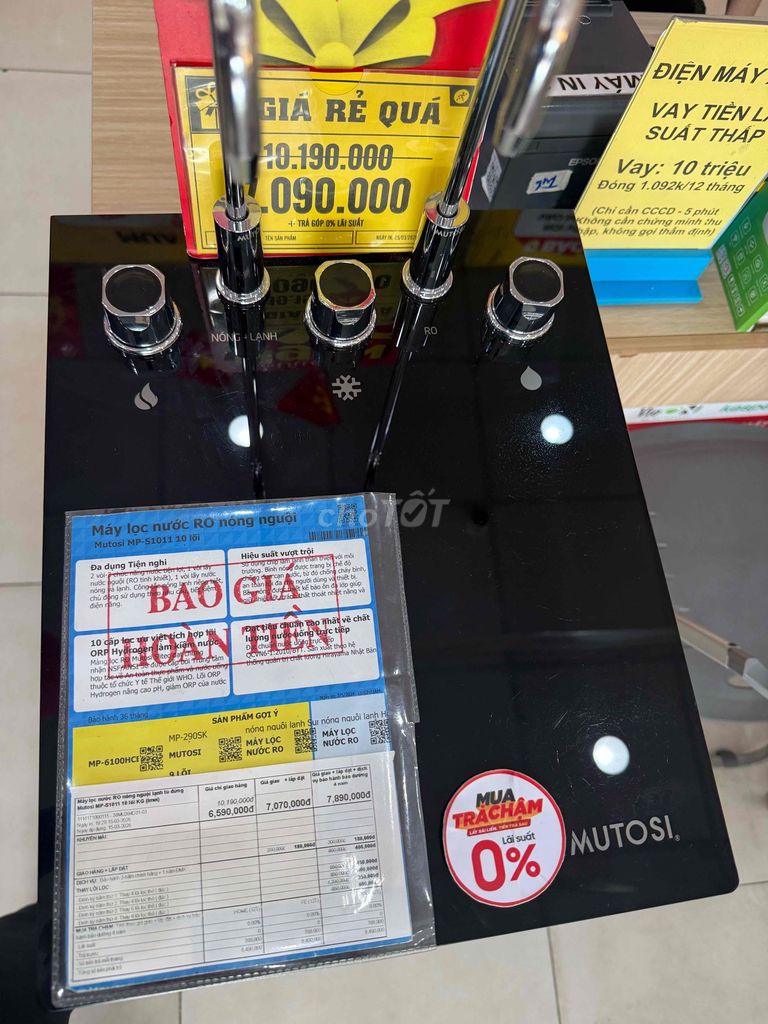 Máy lọc nước Mutosi MP-S1011 Đen. Mua bán Bếp, lò, đồ điện nhà bếp tại Quận Liên Chiểu Đà Nẵng được đăng bởi Đức hình 1