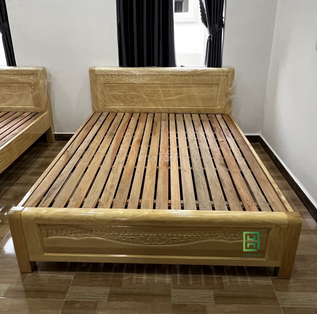 GIƯỜNG GỖ SỒI GIÁ XƯỞNG - GIƯỜNG GỖ SỒI - GIƯỜNG. Mua bán Giường, chăn ga gối nệm tại Huyện Hóc Môn Tp Hồ Chí Minh được đăng bởi LÊ VĂN HÙNG hình 1