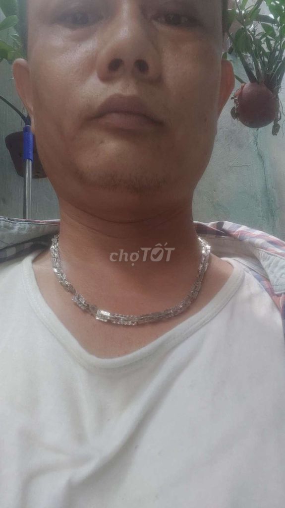 Dây chuyền Nam Bạc si bạch kim. Mua bán Phụ kiện thời trang khác tại Quận 3 Tp Hồ Chí Minh được đăng bởi Sinh Nguyenduc hình 1