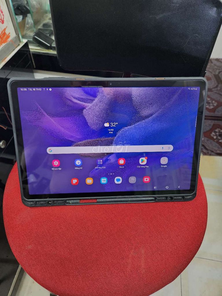 SamSung Tab S7 FE wifi only. RAM 4g/64g. Có sạc ốp