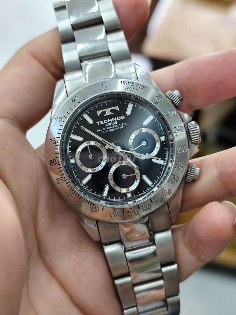 Đồng hồ Technos Nam Thép Chronograph 6 kim 40mm. Mua bán Đồng hồ tại Quận 12 Tp Hồ Chí Minh được đăng bởi Ngan hình 1