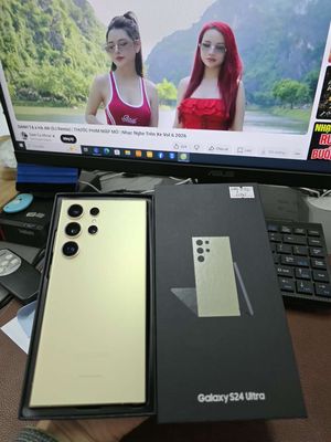 Samsung S24 Ultra 5G 256G Vàng 99% SSVN Zin FULBOX