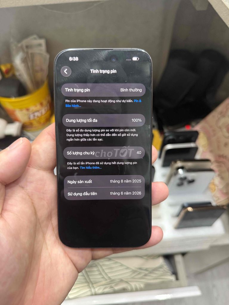 Apple iPhone 15 Pro 256GB Đen 100%. Mua bán Điện thoại tại Huyện Thanh Trì Hà Nội được đăng bởi Đoàn Xuân Tùng hình 1