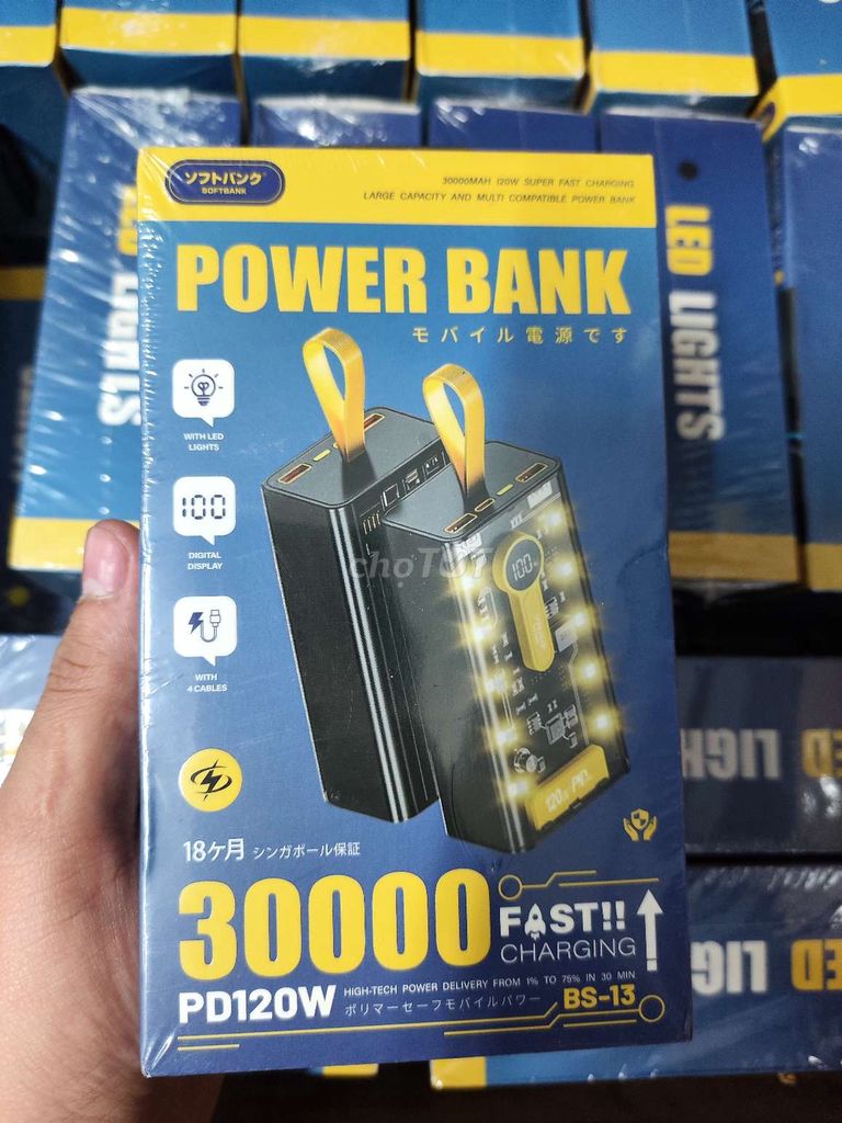 Sạc dự phòng 30.000 MAH Power Bank