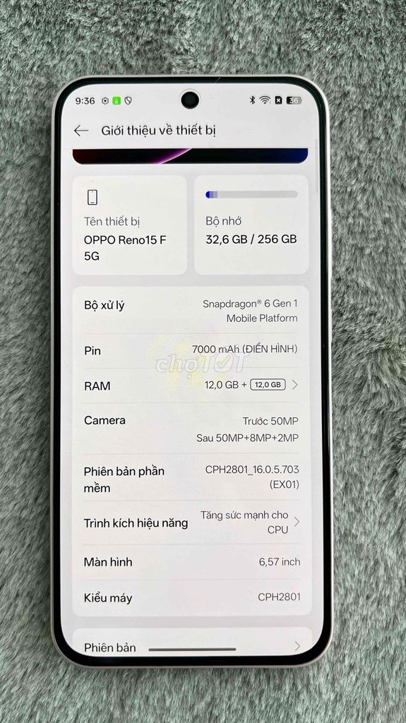 Oppo Reno 15F 5G 256GB Hồng Đã kích hoạt. Mua bán Điện thoại tại Huyện Long Hồ Vĩnh Long được đăng bởi Nguyễn Nam hình 1