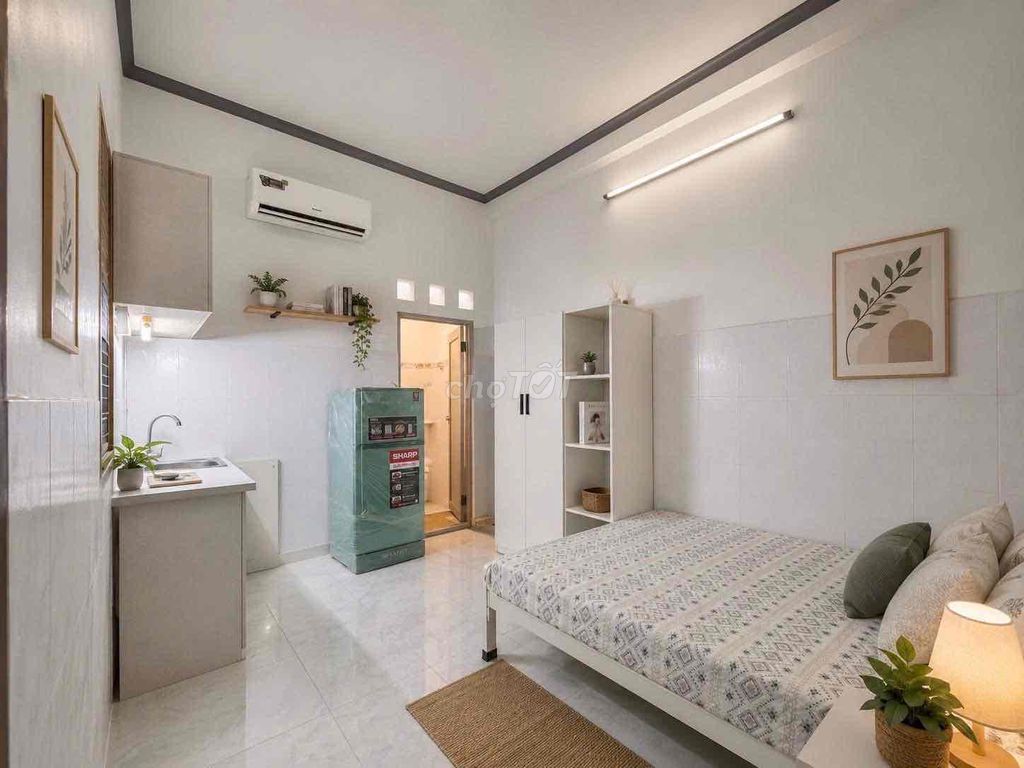 Phòng trọ 28m2 siêu rộng có cửa sổ thoáng gần Cầu Chánh Hưng Quận 8