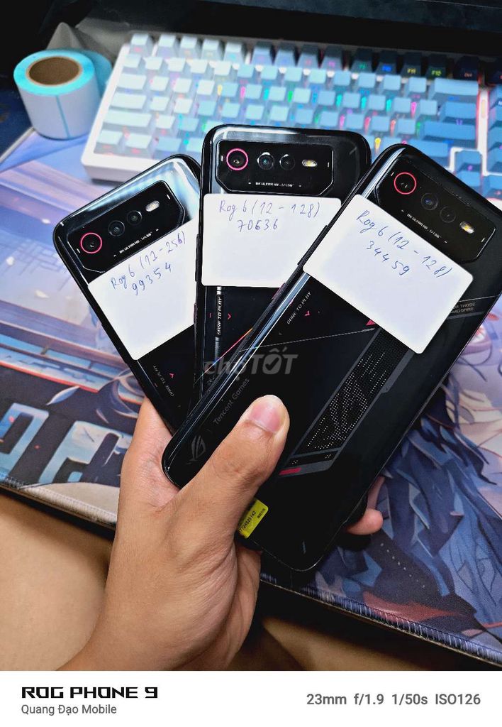 Rogphone 6 bản 12-128 và 12-256 ngoại hình 97%. Mua bán Điện thoại tại Quận Hà Đông Hà Nội được đăng bởi Đạo Nguyễn hình 1
