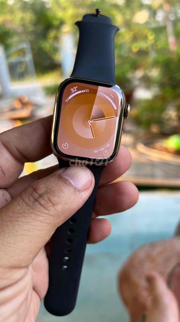 Apple Watch Series 7 Thép Vàng gold 41mm. Mua bán Thiết bị đeo thông minh tại Quận Thốt Nốt Cần Thơ được đăng bởi Minh c Nhật Thuỵ hình 1
