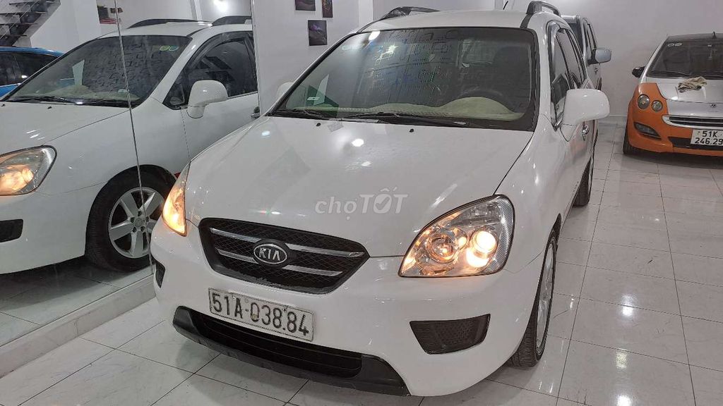 Kia carens 2010 máy 1.6l 7 chỗ trắng tinh đẹp