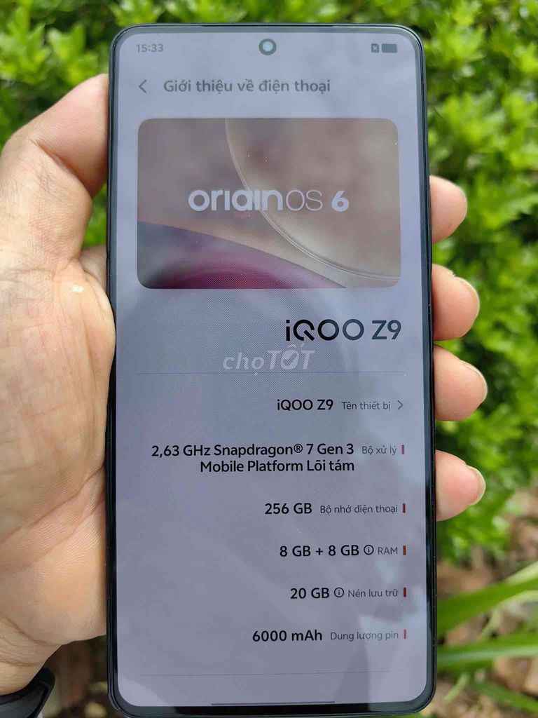 iQOO Z9 8/256GB Đen Snapdragon 7 Gen 3. Mua bán Điện thoại tại Quận Đống Đa Hà Nội được đăng bởi Trí Dũng Store hình 1