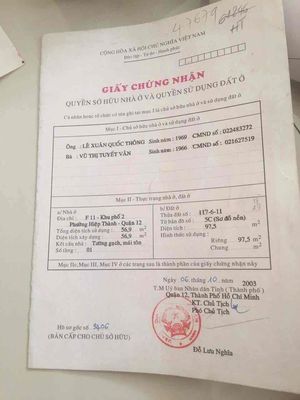 Bán nhà mặt tiền KDC Savimex gần chợ Hiệp Thành Q12