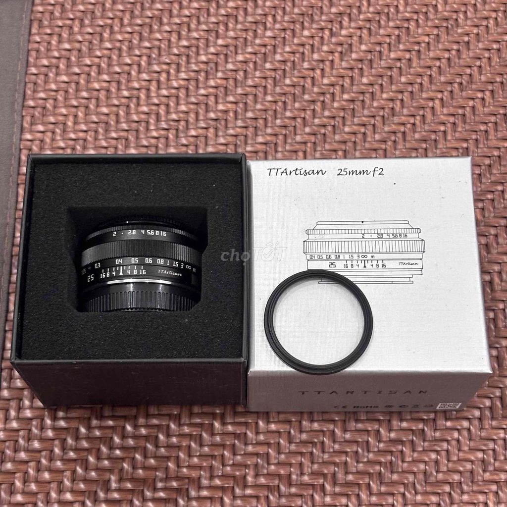 Ống kính TTArtisan 25mm f2 Đen Như mới. Mua bán Máy ảnh, Máy quay tại Huyện Giao Thủy Nam Định được đăng bởi pham dam hình 1