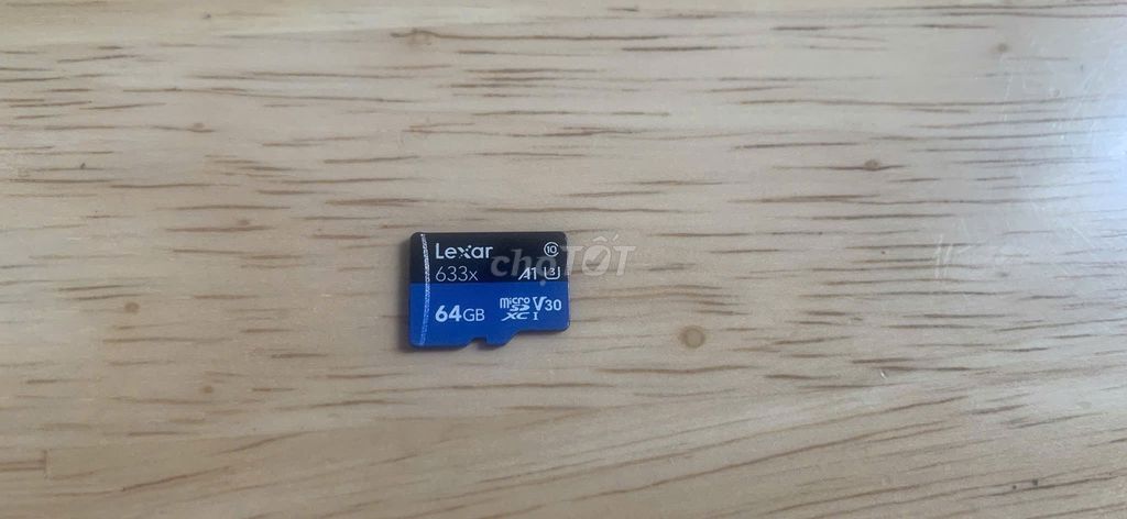 Thẻ nhớ Micro SD Lexar 64GB. Mua bán Phụ kiện (Màn hình, Chuột...) tại Thành phố Thủ Đức Tp Hồ Chí Minh được đăng bởi Peter Pan hình 1